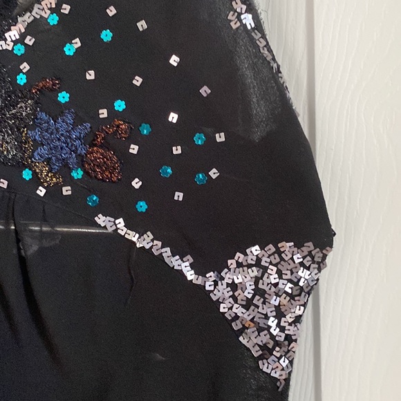 Silk Sequinned  Cami - Picture 5 of 12